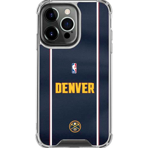 NBA Denver Nuggets Jersey iPhone 16 Pro Max Clear Case